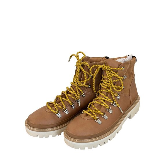 Cool Planet Size 10 by Steve Madden Womens Lace Up Tan Boots - Picture 7 of 9
